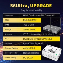 SuperBox S6 Ultra 128GB Android TV Box | Authorized Distributor | Same Day Ship