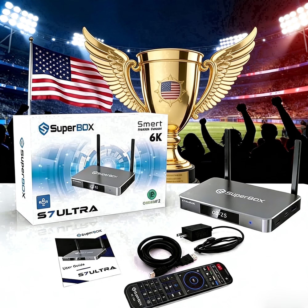 SuperBox S7 Ultra Android TV Box Upgraded Super Box S6 Streaming Media Player 6K