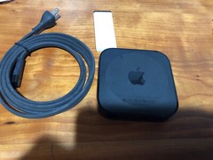 Apple TV Model: A1378. 2nd Generation. Media Streamer Black With A1156 Remote