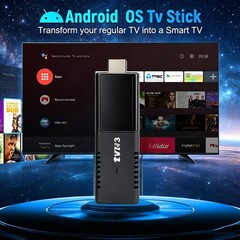 TVR3 Android 14 TV Stick 4GB 32GB 4K WiFi6 Bluetooth Streaming Player