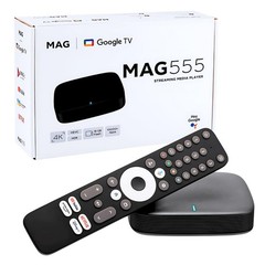 Raxxio MAG555 4K Streaming Media Player Google TV OS, Dual-Band Wi-Fi, 4K HDR…