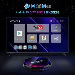 Smart 8K Android TV Box Android 13 & Quad-Core Processor – 4GB RAM, 64GB Storage