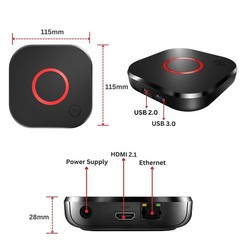 Raxxio MAG544w3 Set-Top Box – 4K HDR Streaming Media Player, 4K HDR Output, A…