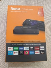 Roku – Premiere 4K & HDR Streaming Media Player – Unsealed, But Never Used