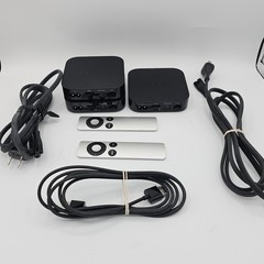 AppleTV Lot—Two: 2nd Gen(A1378) + One: 3rd Gen(A1469) w/Remotes + Cables Working