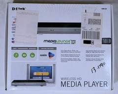 D-Link DSM-520 Wireless HD Media Player, HD Video, Remote, Cables, Tested