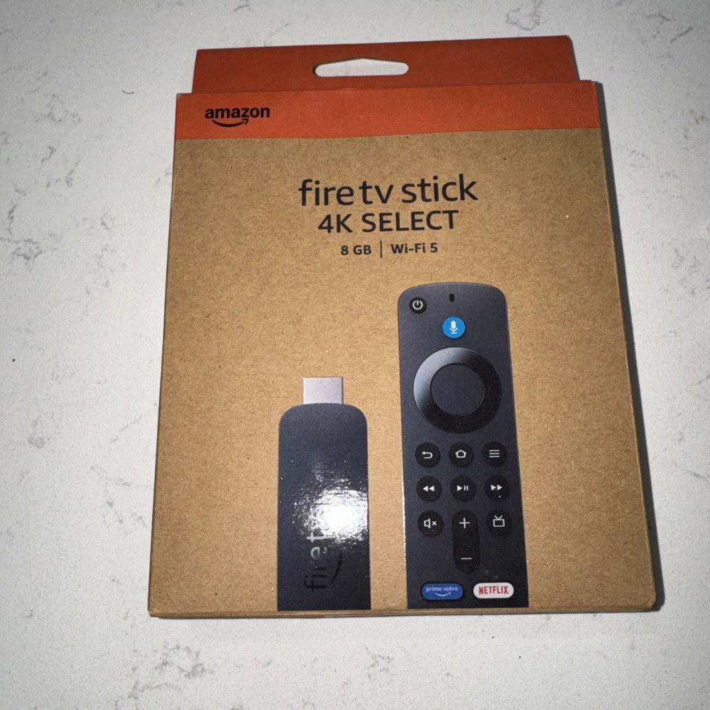 Amazon Fire TV Stick 4K SELECT (2025) w/Alexa Remote, Brand New Sealed.