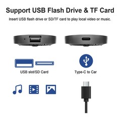 Carplay AI Box Wireless Android Auto Smart TV Box Android 13 For Youtube Netfli
