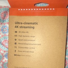 Amazon Fire TV Stick 4K 8GB Wi-Fi 6 HDR 2160p Dolby Atmos Media Streamer