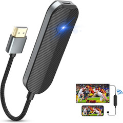 4K 1080P Wireless HDMI Display Adapter, WiFi Streaming Movies, Shows Receiver fo