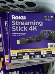 New & Sealed Roku Streaming Stick 4K HDR Dolby Vision, Wi-Fi Device SKU # 3820R2