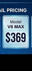 vSeeBox V6 MAX Media Streamer Streaming Box, Blue