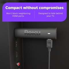Roku Streaming Stick 4K HDR Dolby Vision, Wi-Fi Device SKU 3820R2 – NEW SEALED!!