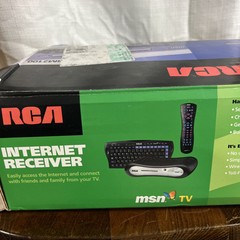 RECEIVER RM2100 RCA MSN INTERNET RECEIVER KIT WEB TV REMOTE & AC ADAPTER New
