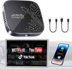 4-in-1 Wireless CarPlay Adapter for Streaming Netflix/YouTube/TikTok/TF Card, 20