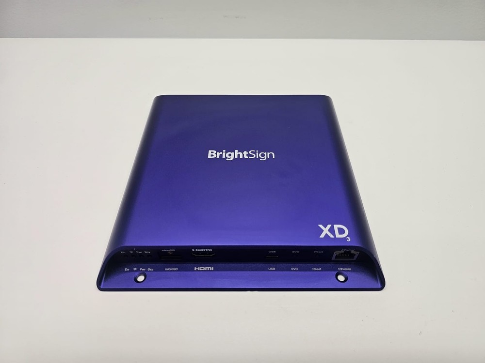 BrightSign XD3 XD1033 Digital Signage Media Player, No (Adapter)