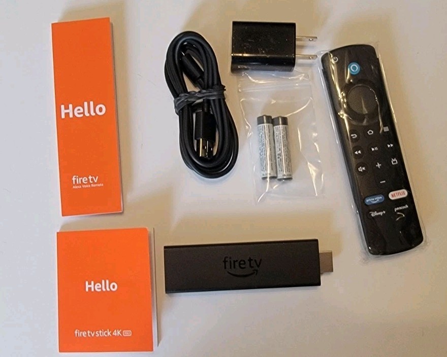 Amazon Fire TV Stick 4K Max 2nd Gen HDR 2021 w 3rd Gen Voice Remote New Open Box