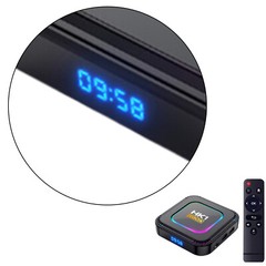 Quad Core Android 13 TV Box 4GB/64GB HK1 8K HD Wifi Media Stream Player