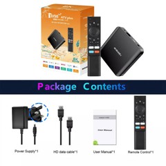 TV98 PLUS Android 14.0 Smart TV Box Quad Core UHD 8K BT5.0 5G WiFi Media Player