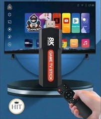 Q9 Android Game TV Stick App 4K 8K HDR w/ 2 Wireless Controllers New Sealed #4
