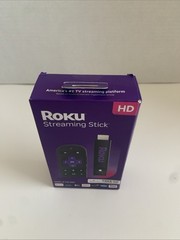 Roku Streaming Stick HD Media Player with Voice Remote – 2025 Model – New Sealed