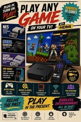onn. Full HD Streaming Device 1080p Google TV HDMI w/ Voice Remote Black/White