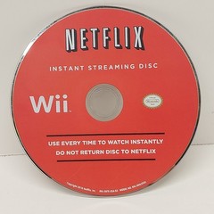 Netflix Instant Streaming Disc For Nintendo Wii Disc Collectable Free Shipping