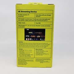 ONN Google TV 4K HD Streaming Box Voice Control Google Assistant (110125667)™