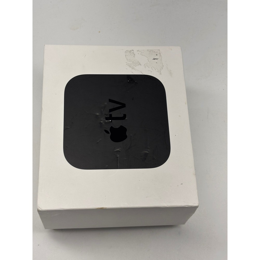 Apple TV HD 4th Gen 32GB Black Media Player A1625 with Siri Remote A1962 Box