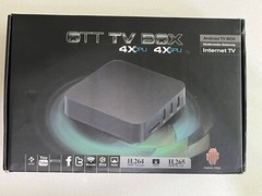 MXQ OTT TV Box 4x CPU GPU Android KitKat Internet TV Box 1080p -Open Box NEW
