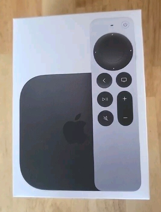 Apple TV 4K HDR 64GB (3rd Gen) Wi-Fi Media Streamer MN873LL/A – Empty Box Only!