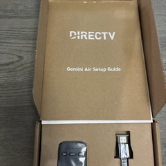 DIRECTV Gemini Air Streaming Device 4K Model P21KW-500 Wth AC Adapter and Remote