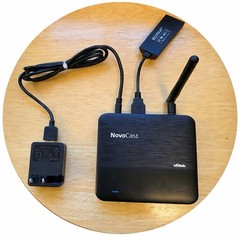 Vivitek NovoCast NC100 Wireless Media Streamer HDMI USB Ethernet Wi-Fi Black