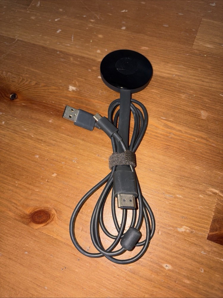 Google Chromecast 2 1080p Media Streaming Device (NC2-6A5) Works Fast Shipping