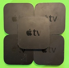 LOT OF 5 Apple TV 3rd Gen A1469 & A1427 Digital HD Media Streamer Power Tested