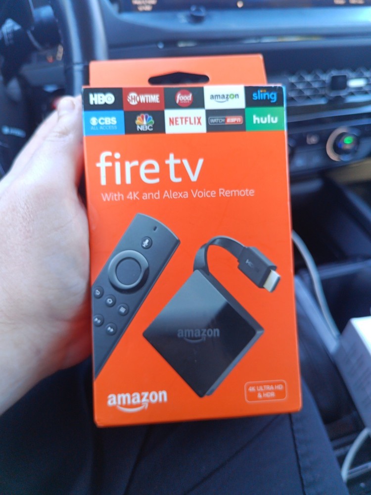 Amazon Fire TV 3rd Gen 4K HDR 2160p Streamer w/ Alexa Voice Remote, Wi-Fi
