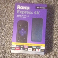 Roku Express 4K Streaming Player 4K HDR Wi-Fi HDMI Output Black Express Line