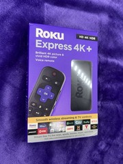 Roku Express 4K+ | Roku Streaming Device 4K/HDR with Voice Remote