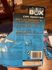 Juice Box Media Player with headphones and car adapter jack