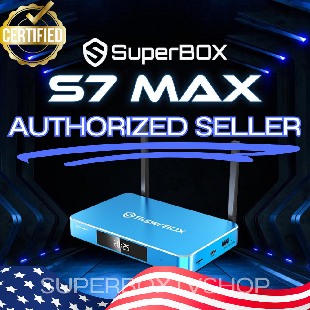 2026 SUPERBOX S7 MAX! FREE AIR SHIPPING! NEWEST GENERATION! AUTHORIZED SELLER.