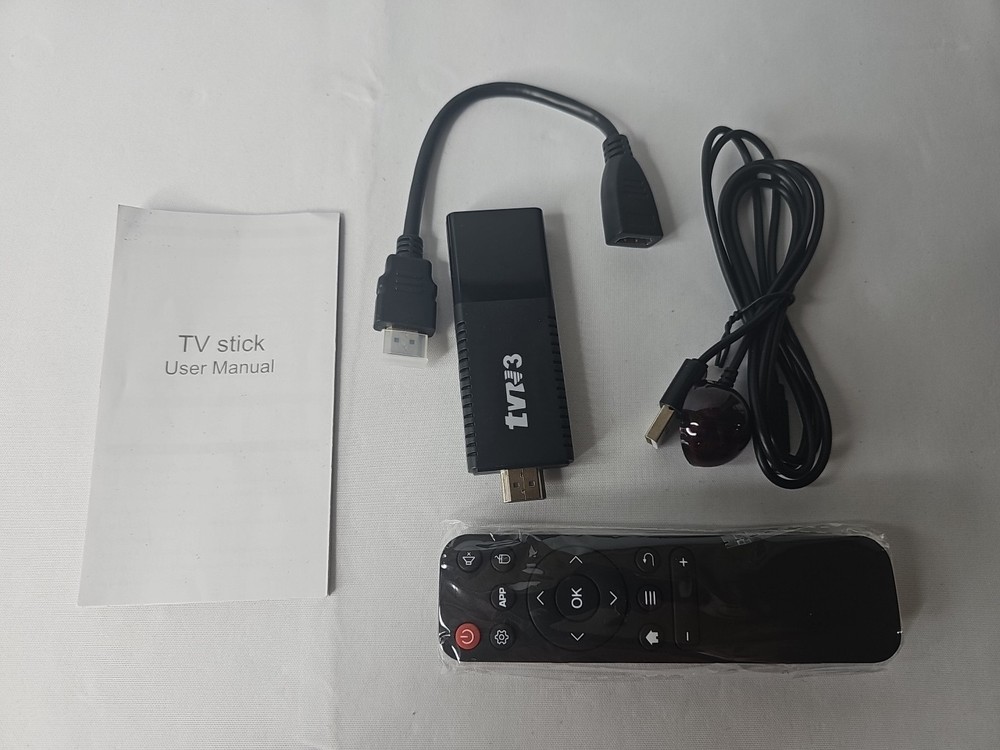 TVR3 Andriod TV Stick 8GB+128 Media Player Smart 4K TV Stick, HD2.0, Wifi