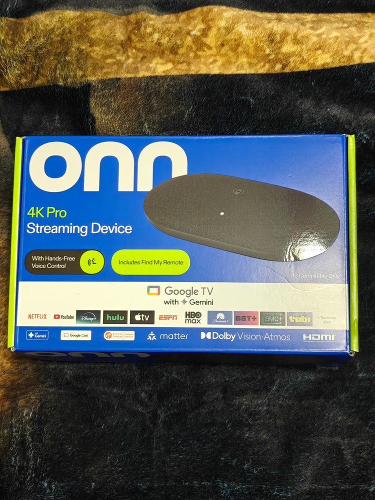 ONN 4K Pro Streaming Device New 2026