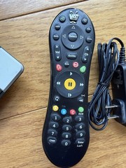 TiVo Mini TCDA93000 Box Black Media Streamer with Remote Power Adapter Used