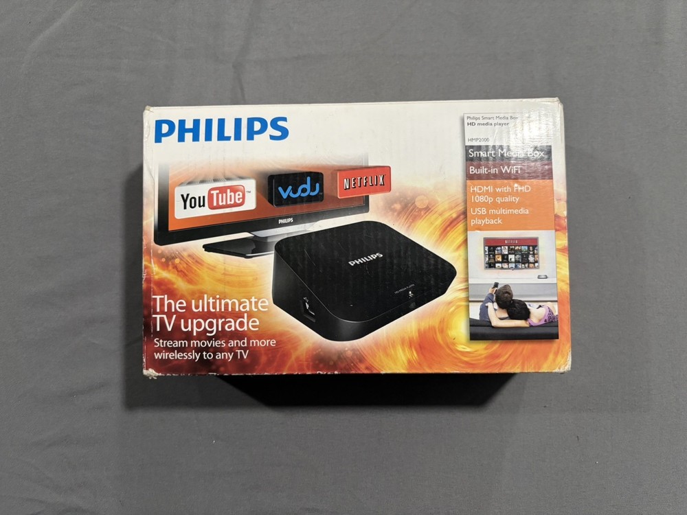 Philips Smart Media Box HMP2000/37 HD HDTV HDMI 1080p