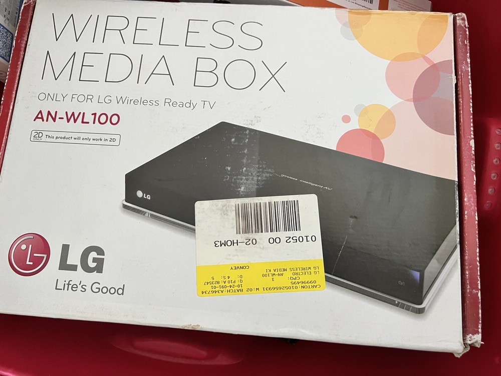 LG Wireless Media Box AN-WL100 LG Wireless Ready TV