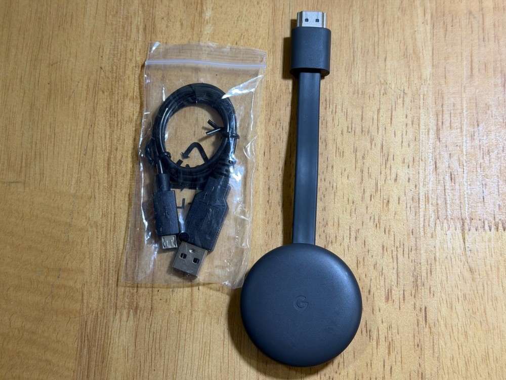 Google Chromecast (3rd Gen) NC2-6A5 1080 Media Streaming