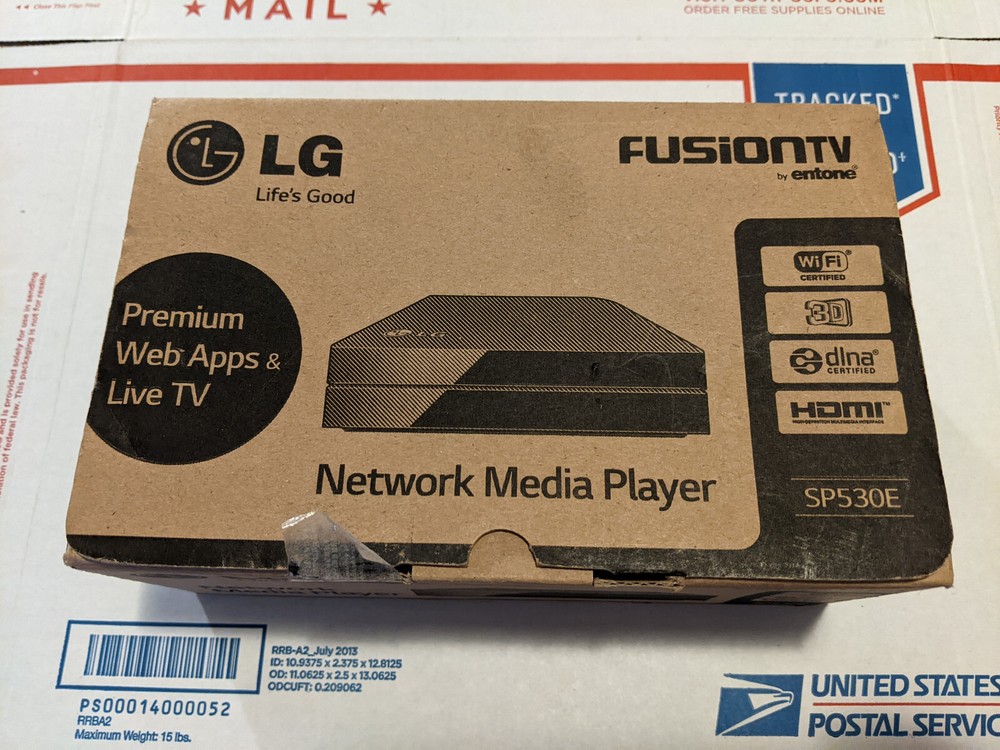 LG SP530E Network Media Player (FusionTV by Entone)