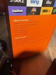 Amazon Fire TV Cube 2nd Gen A78V3N 4K HDR Streaming Media Player Complete In Box