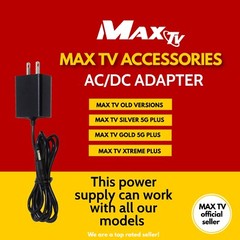 AC ADAPTER FOR MAX TV BOXES DC 5v 2a input 100-240v AC MAX TV POWER SUPPLY