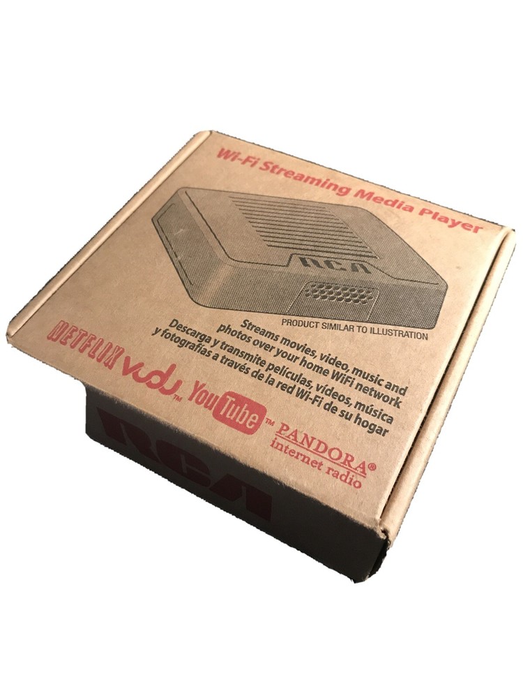 rca wifi streaming media player With 1080p HDMI Output Streams Movies Video Wifi